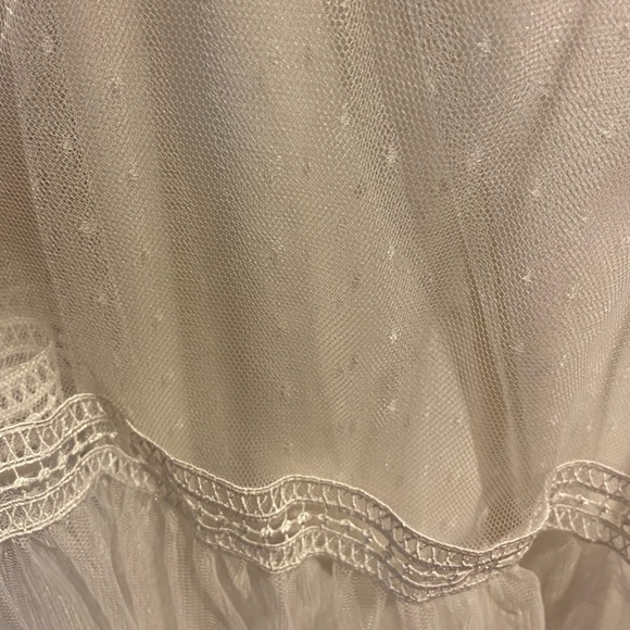 Sheer Bod Banded Tulle ALine Ivory Wedding Gown - Picture 5 of 5